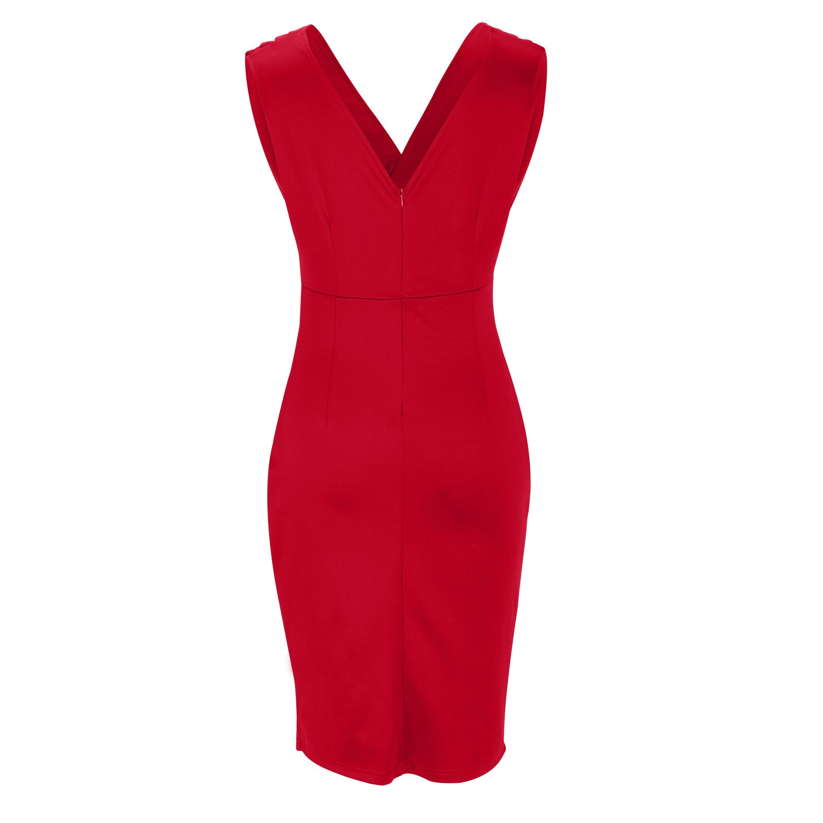 Fresia™ | Robe cintrée à décolleté en V et fente