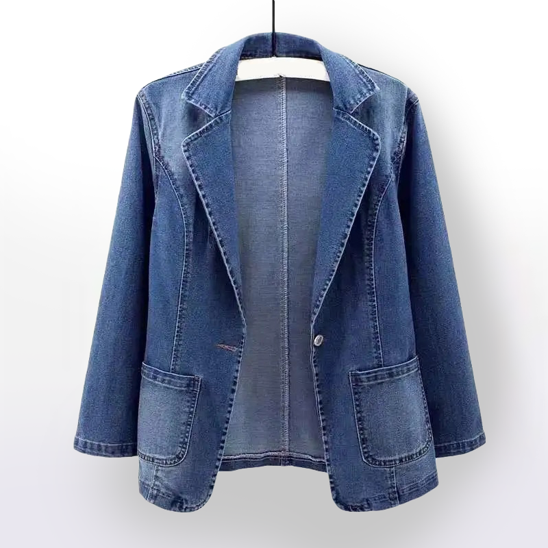 Aelin™ | Blazer en Denim Classique