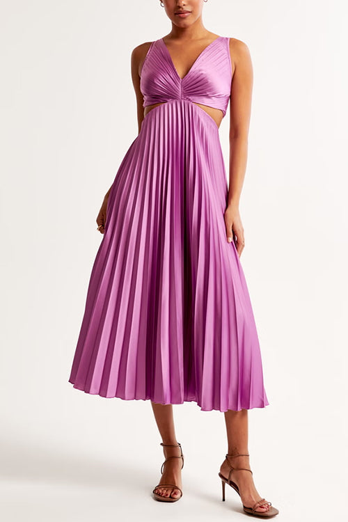 Elsa™ | Robe Maxi Plissée