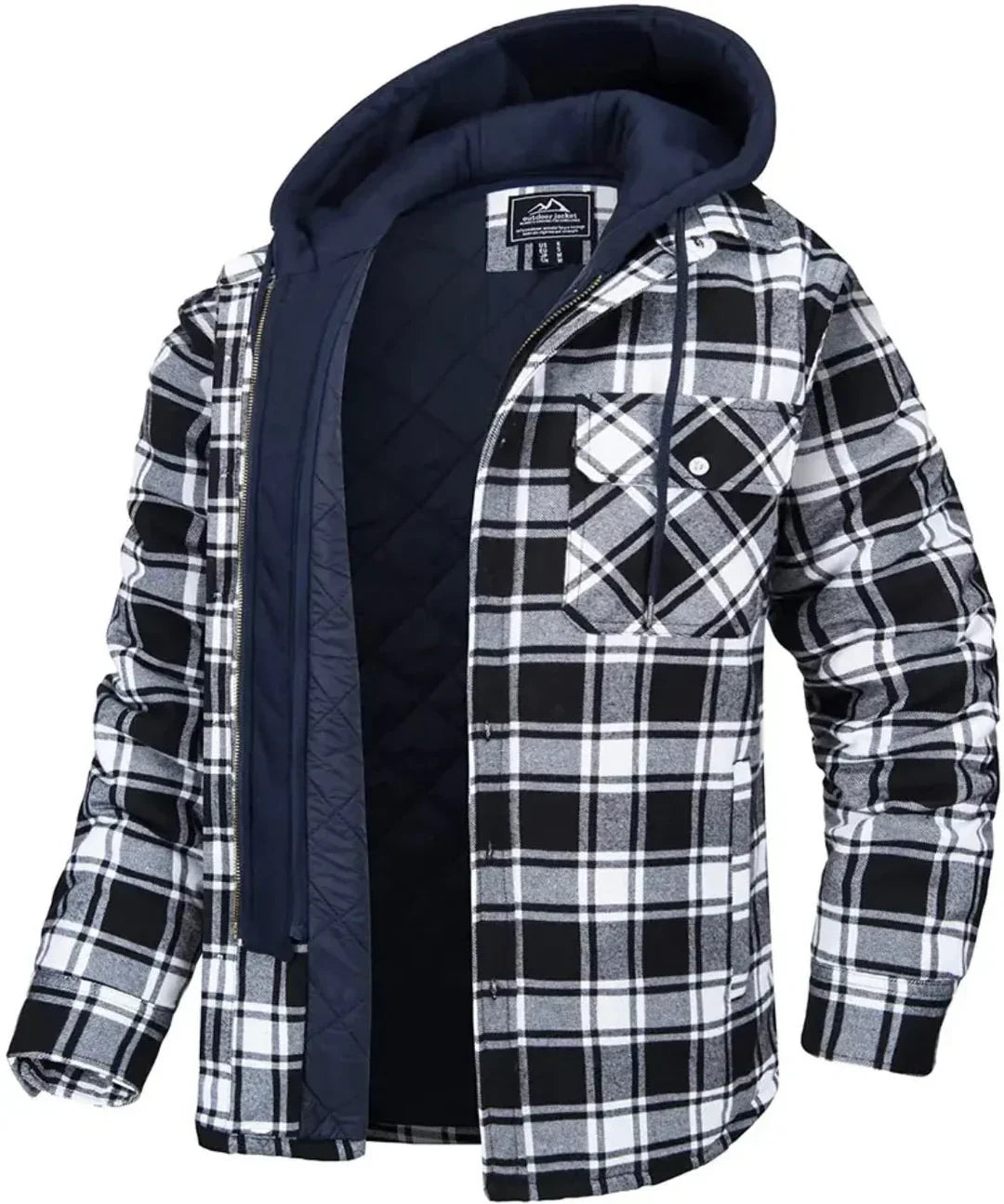 JOHN™ | Manteau à carreaux pour hommes