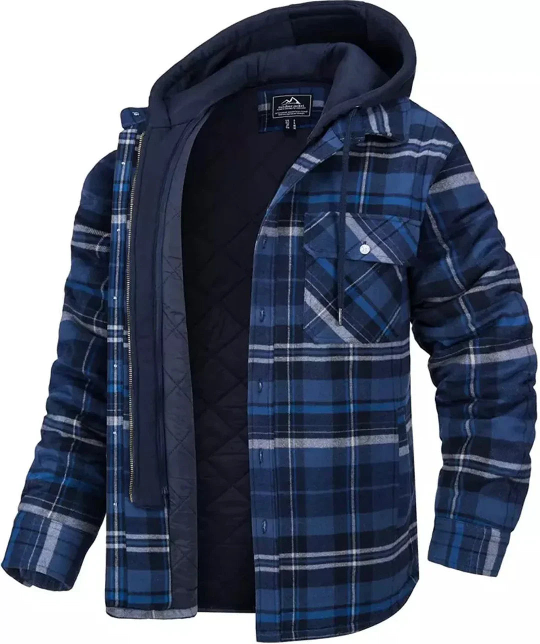 JOHN™ | Manteau à carreaux pour hommes