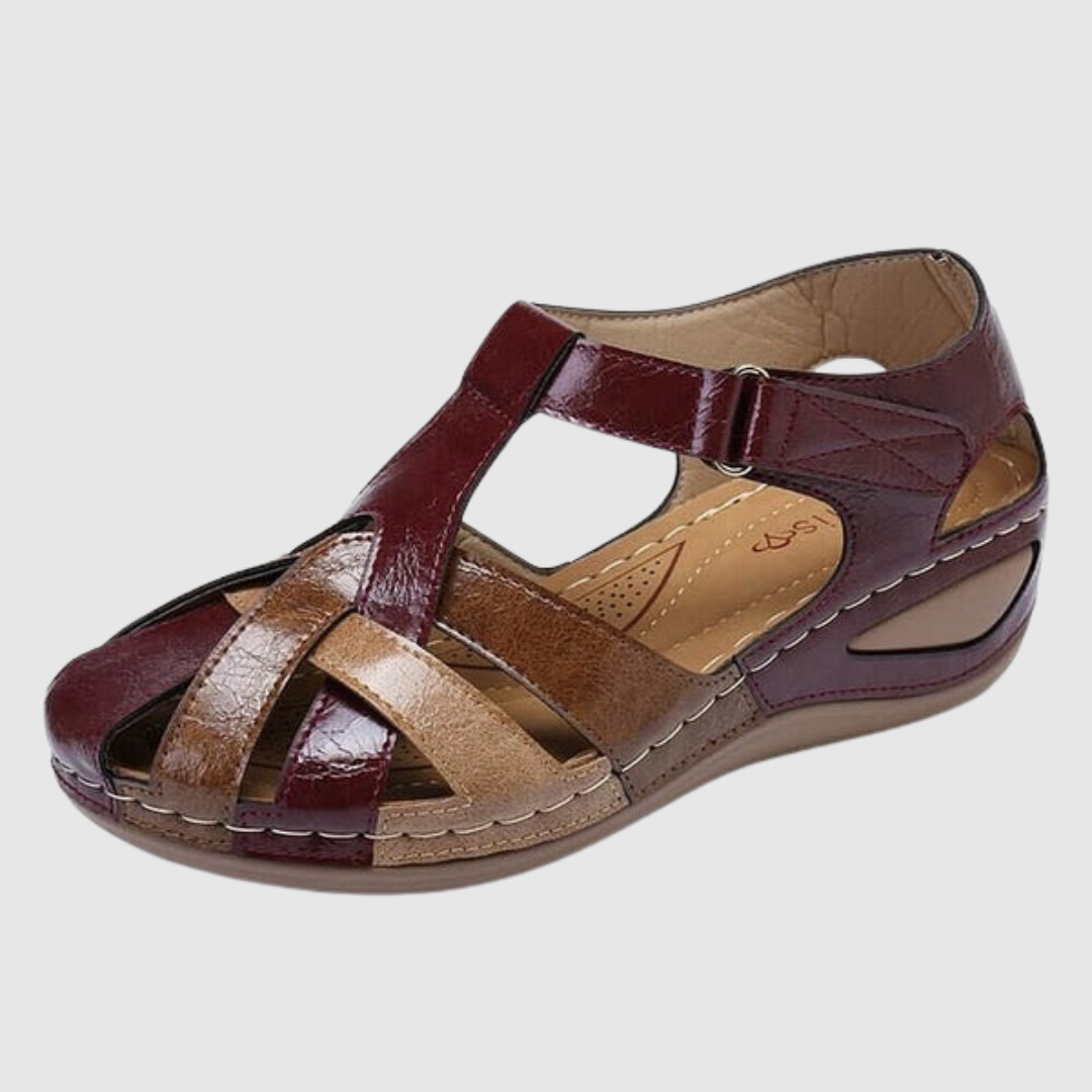 Carlotta™ | Sandales compensées en cuir premium