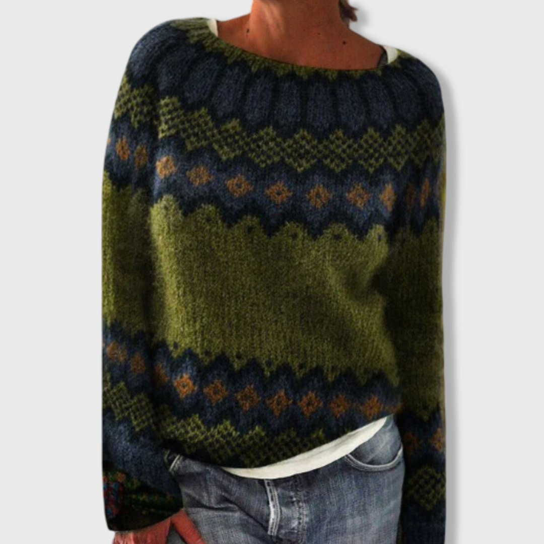 Clémence™ | Pull Rétro de Luxe