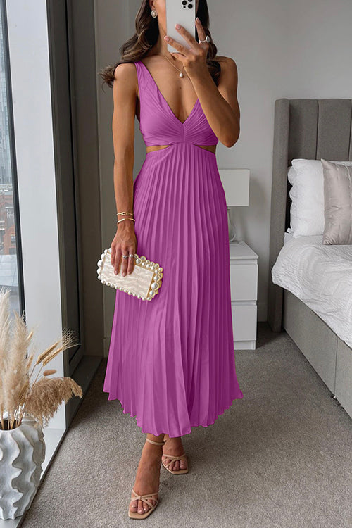 Elsa™ | Robe Maxi Plissée