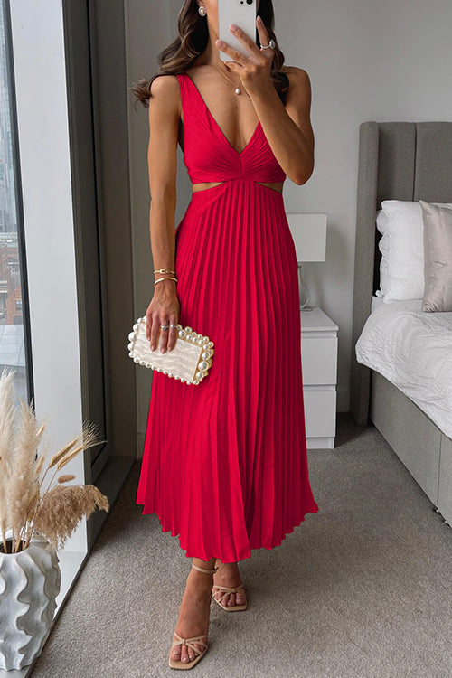 Elsa™ | Robe Maxi Plissée