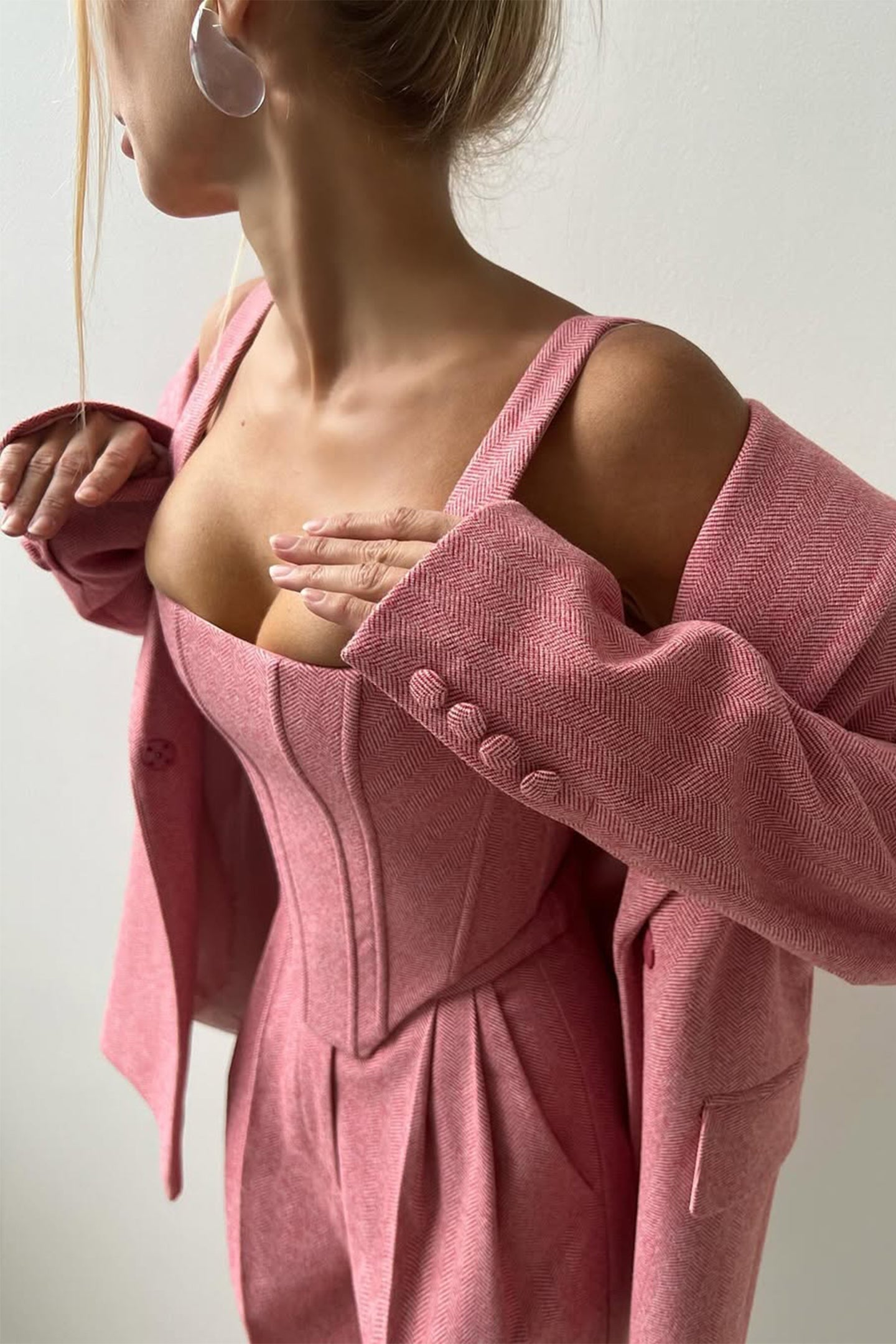 Dolce™ | Premium Ensemble à Trois Pièces avec Blazer Double Boutonnage