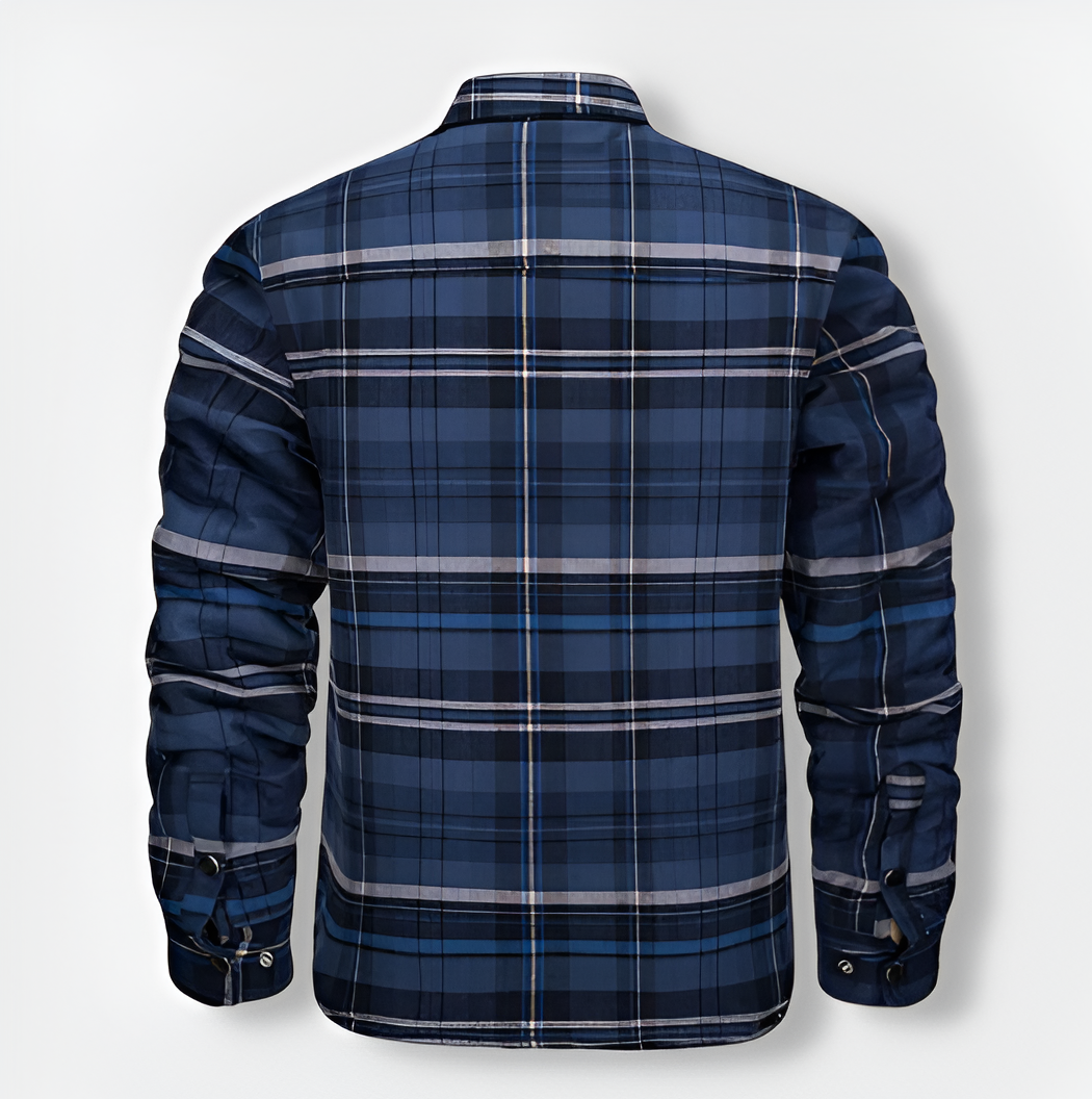 ALEX™ | Bomber à carreaux au design polyvalent