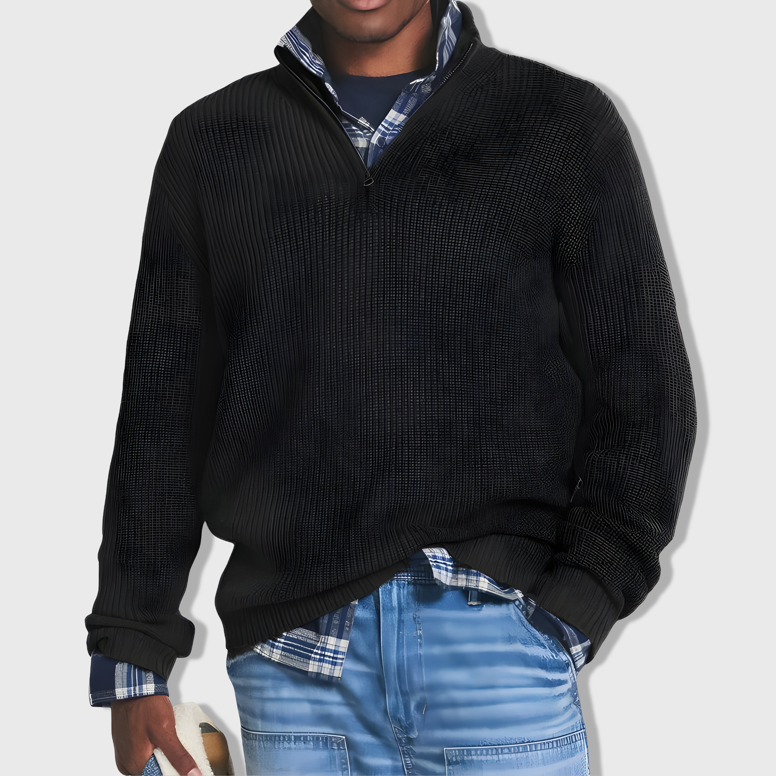 Étienne™ | Pull de Luxe Zippé