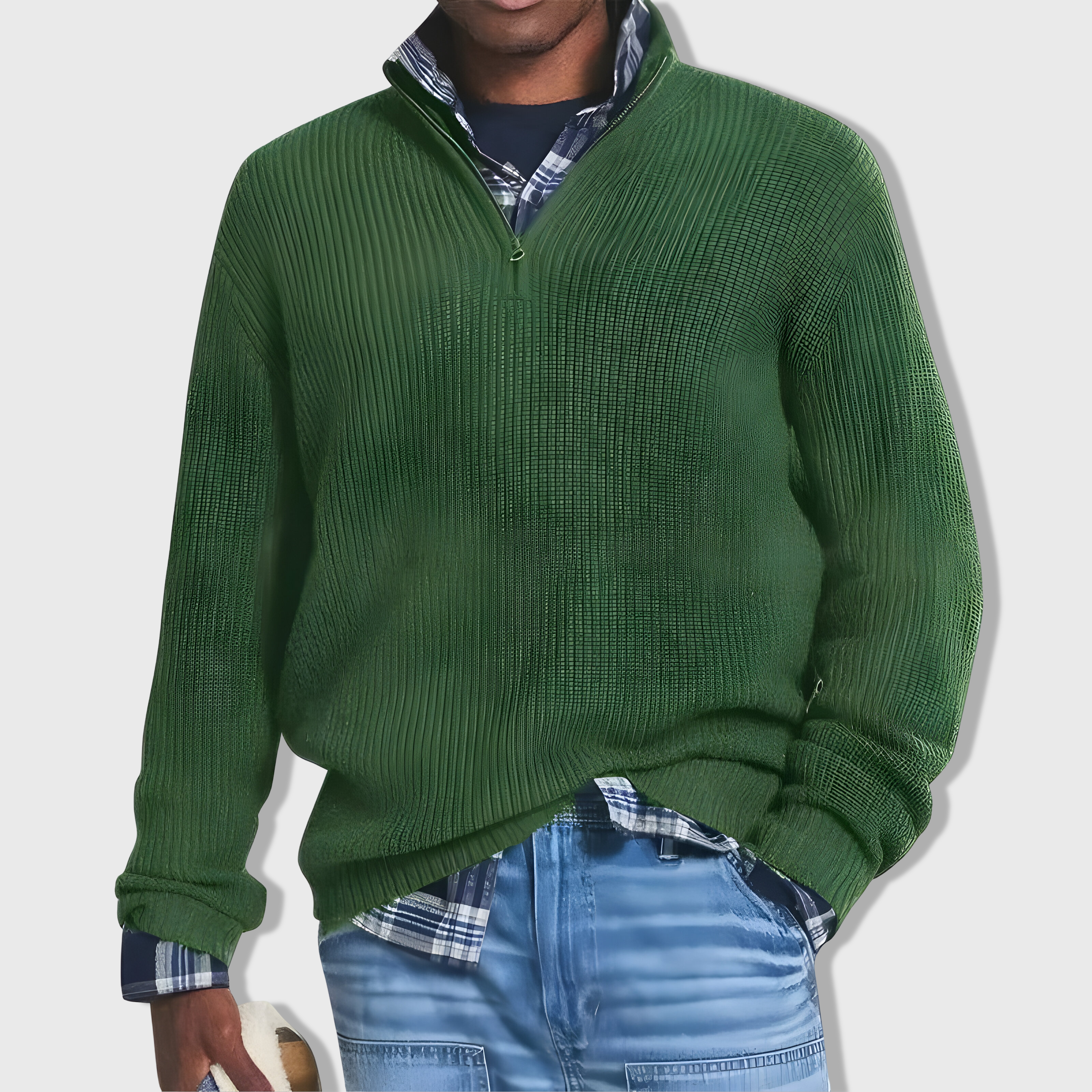 Étienne™ | Pull de Luxe Zippé