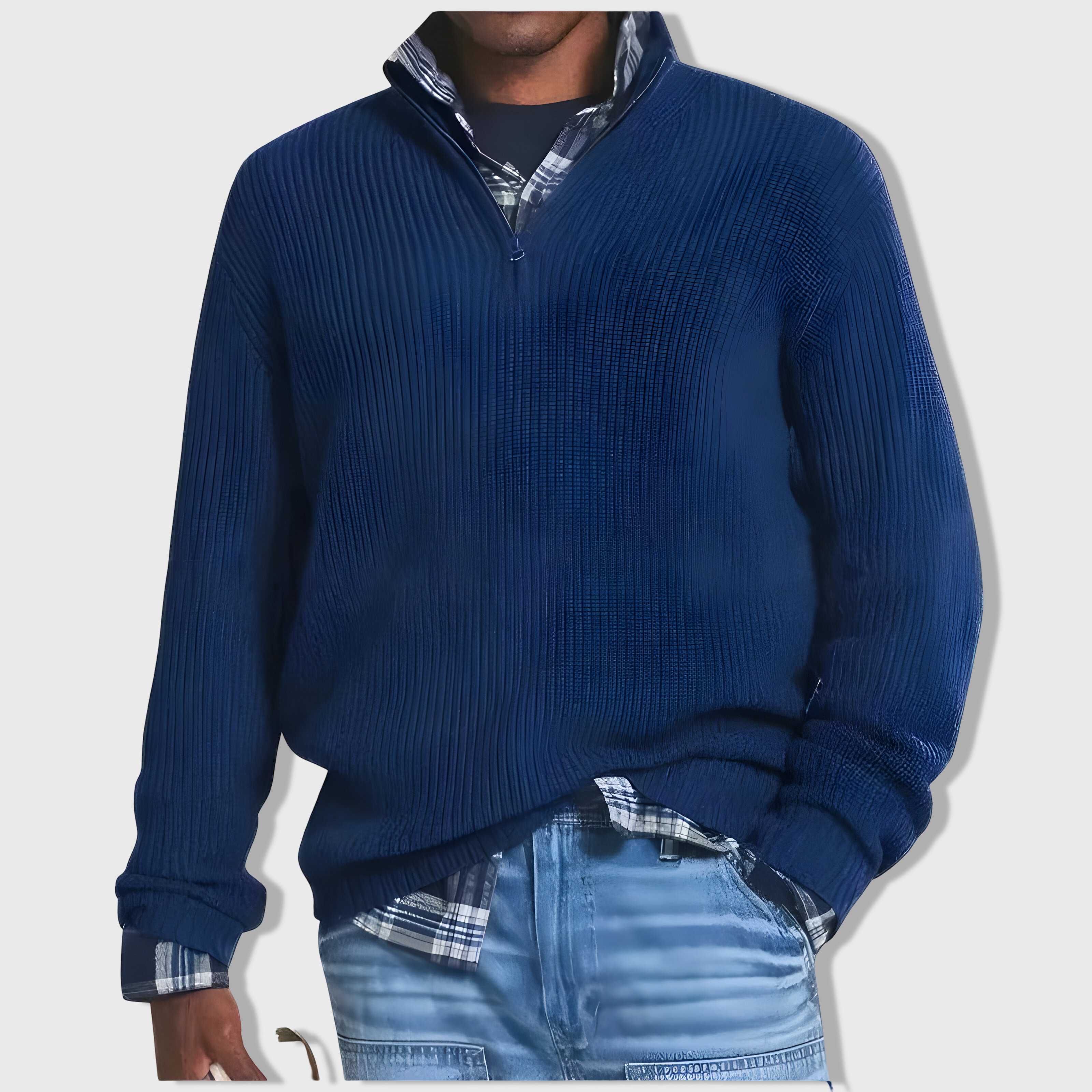 Étienne™ | Pull de Luxe Zippé