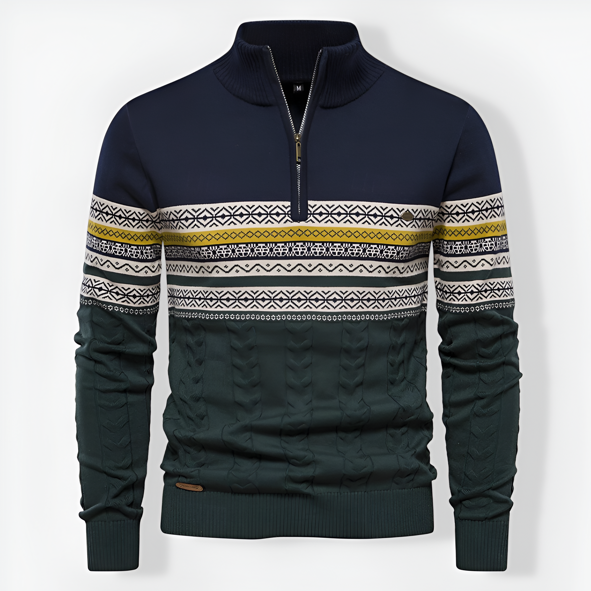 Florian™ | Pull en maille à demi-zipper