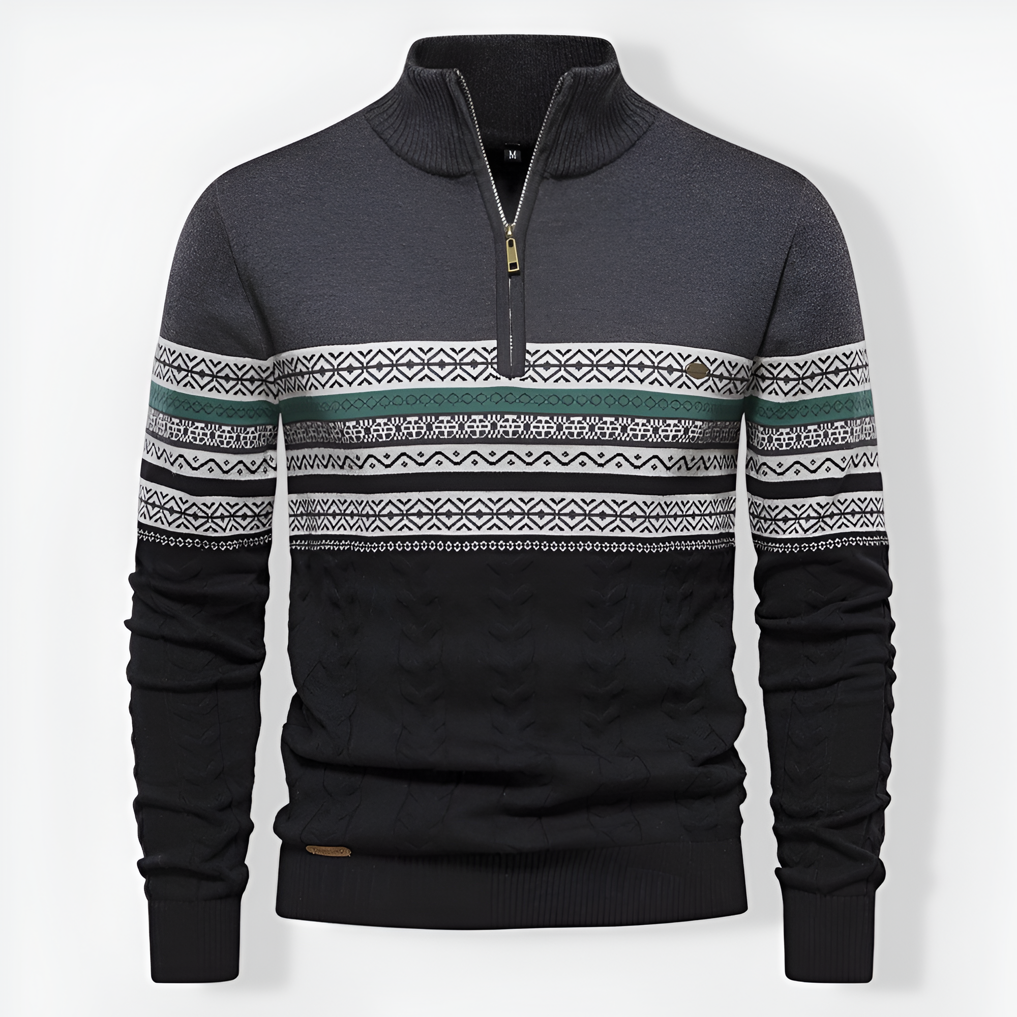 Florian™ | Pull en maille à demi-zipper