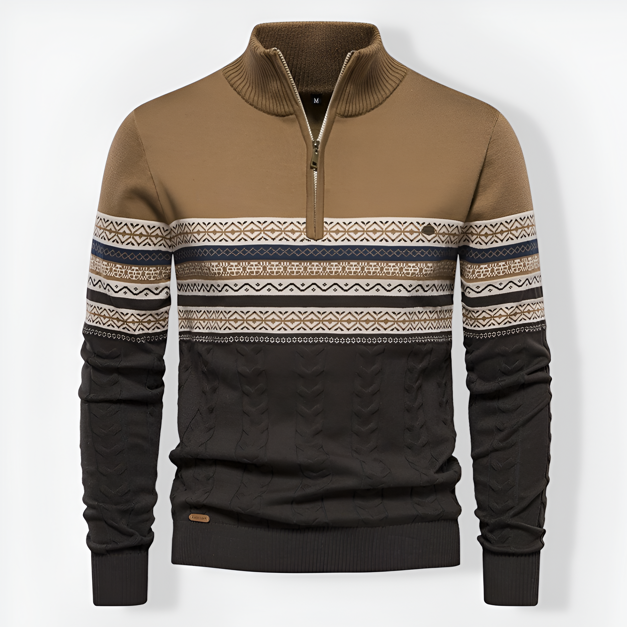 Florian™ | Pull en maille à demi-zipper