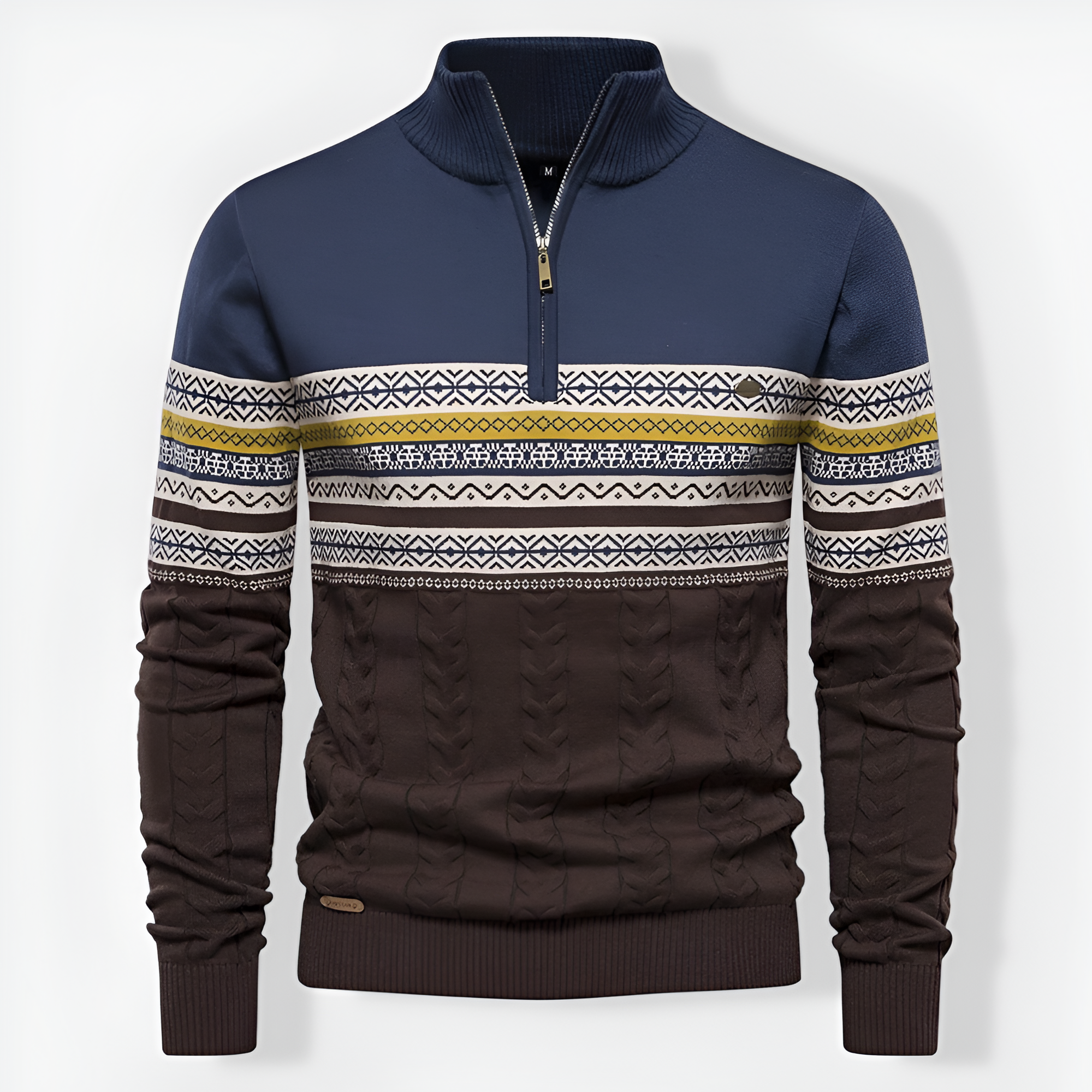 Florian™ | Pull en maille à demi-zipper