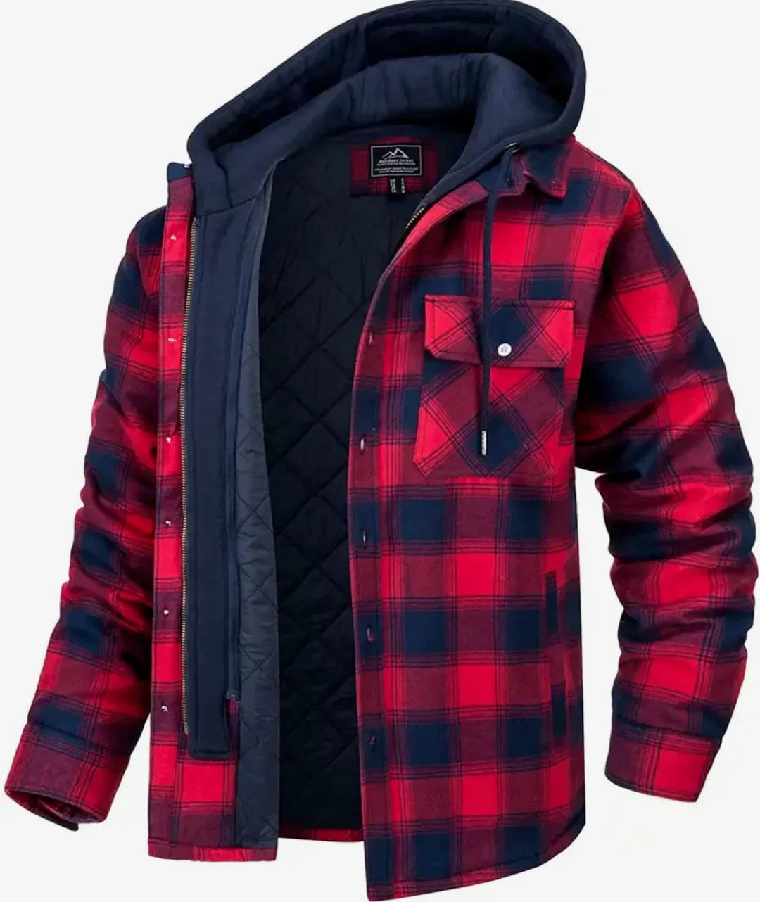 JOHN™ | Manteau à carreaux pour hommes