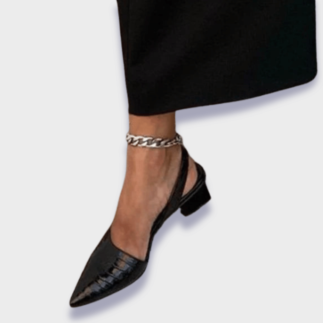 Mariagiulia™ | Talons en cuir écaille