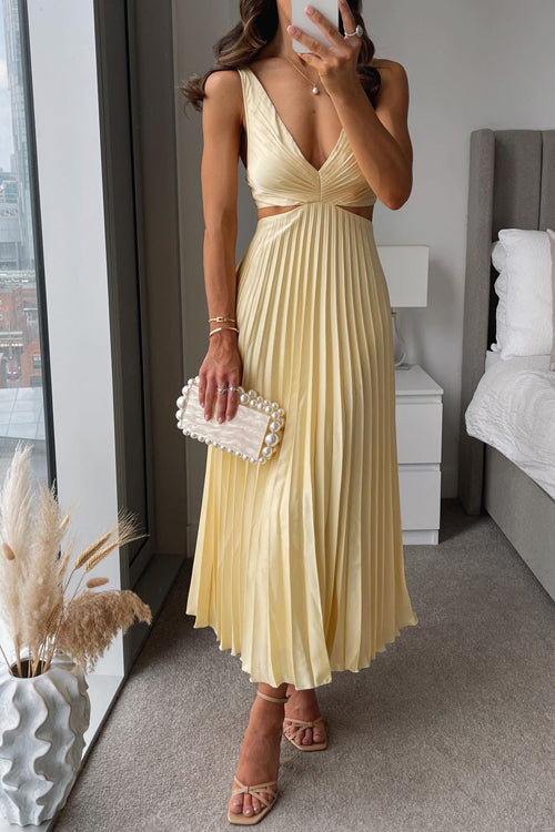 Elsa™ | Robe Maxi Plissée