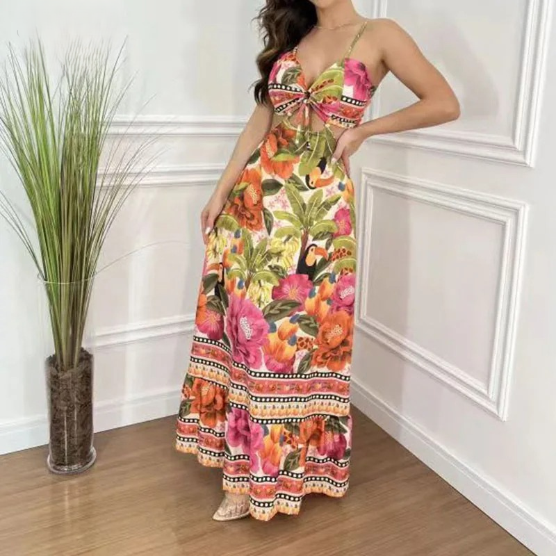 Divina™ | Robe Maxi Tropicale
