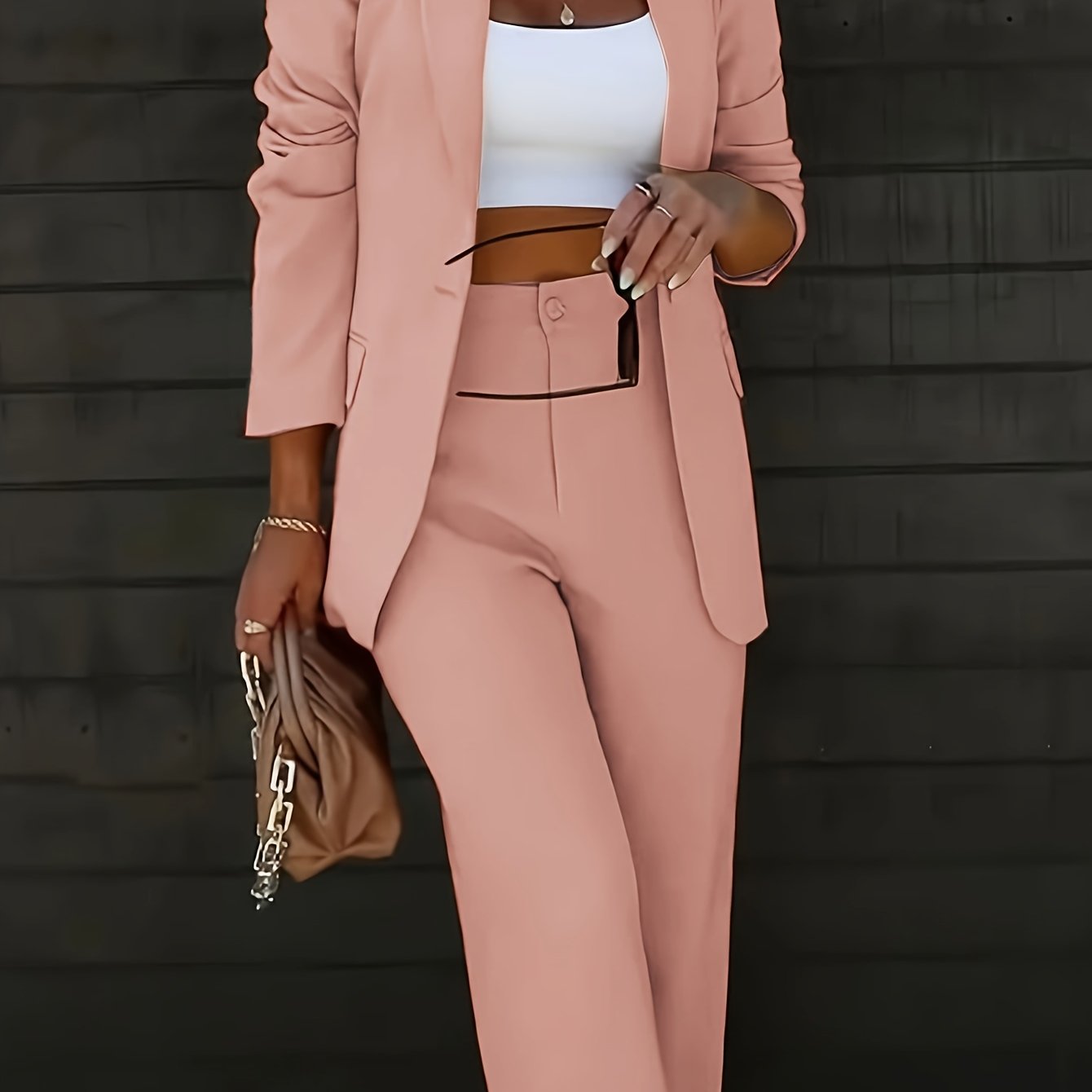 Camille™ | PREMIUM Ensemble Veste & Pantalon Élégant – Look Professionnel Toute Saison