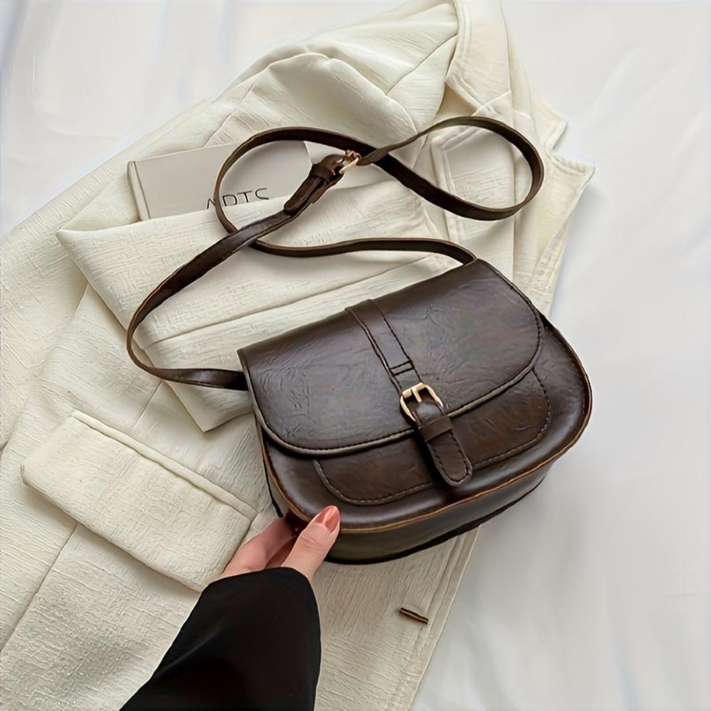 Evelyn™ | Sac bandoulière classique en forme de selle