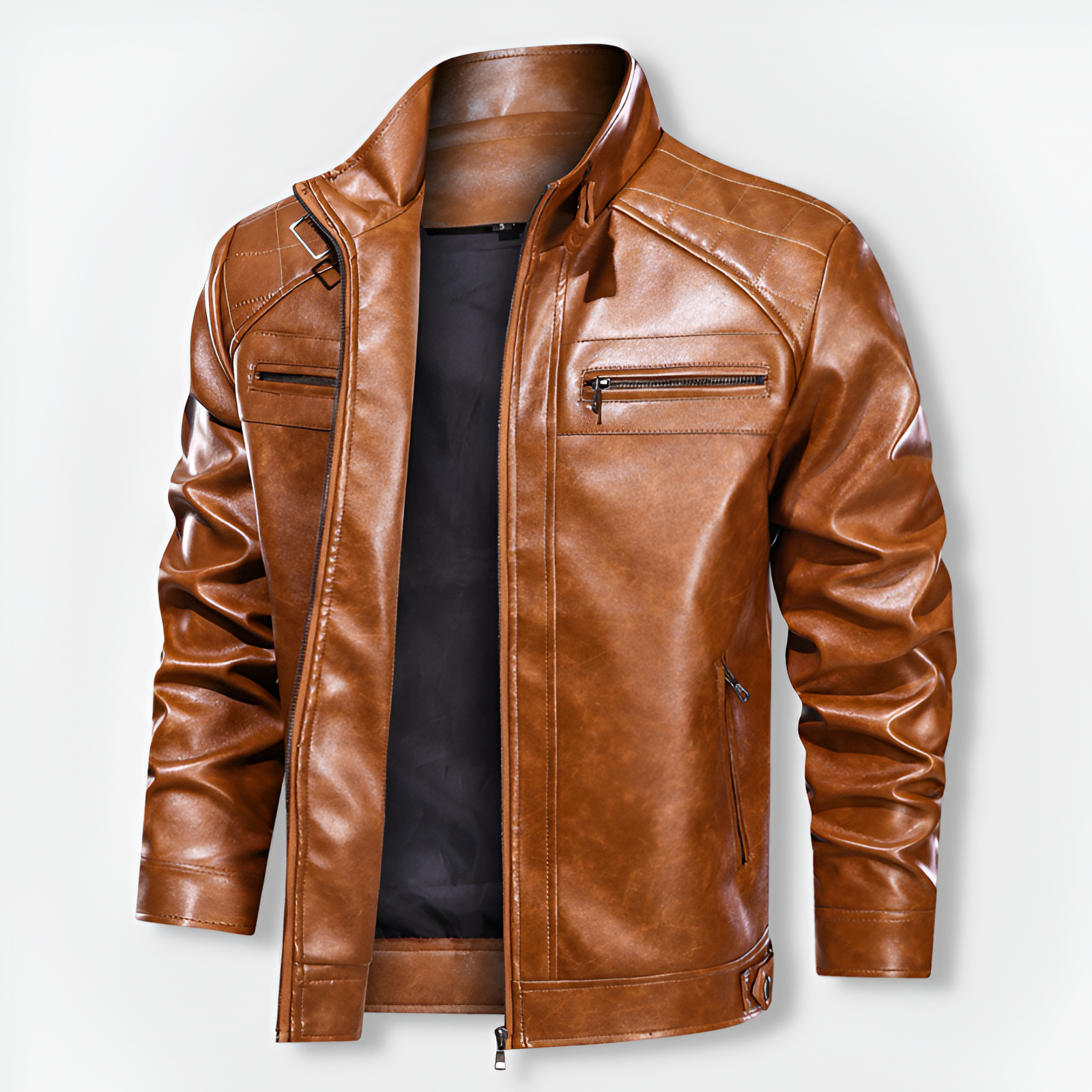 Gaspard™ | Perfecto en Cuir Vintage