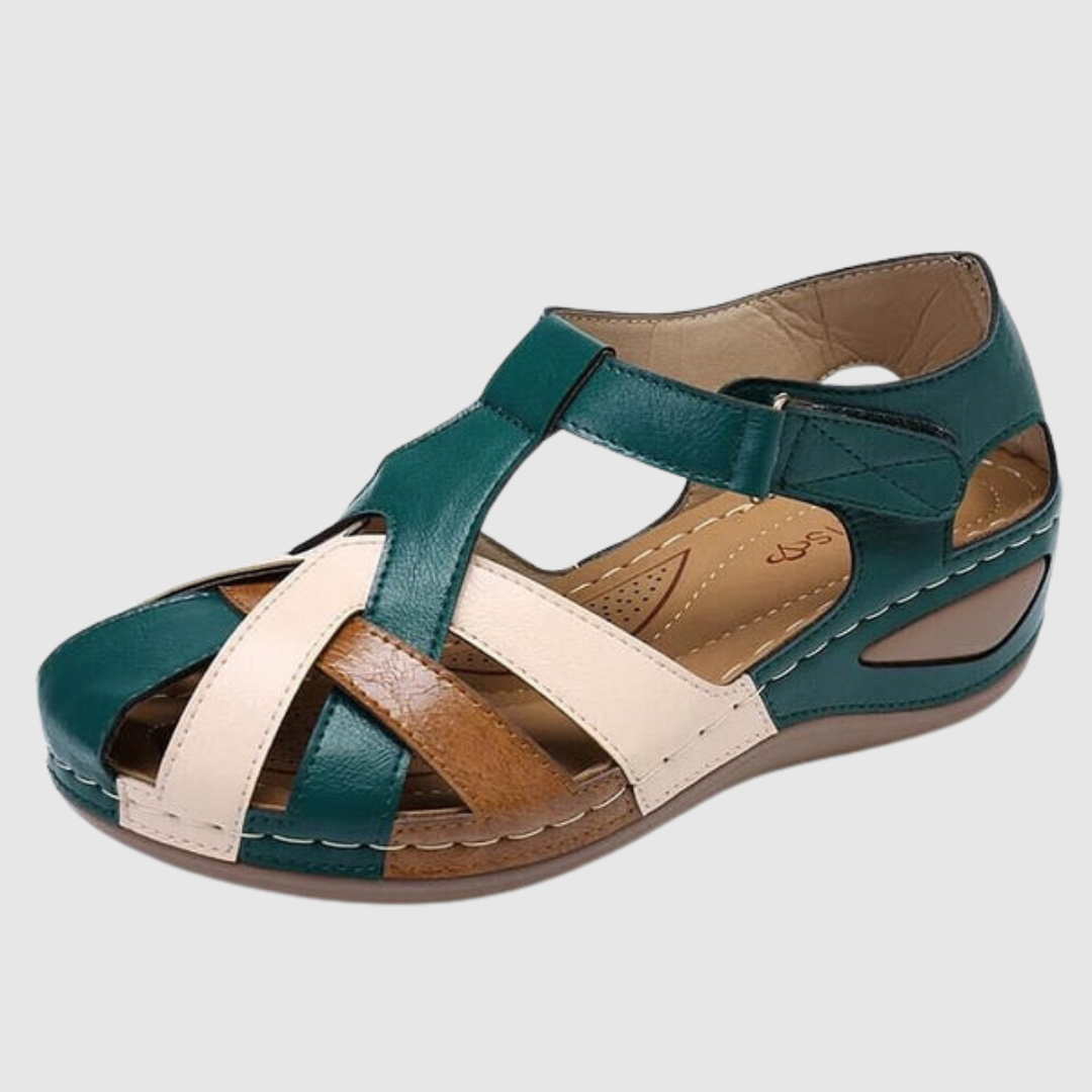 Carlotta™ | Sandales compensées en cuir premium