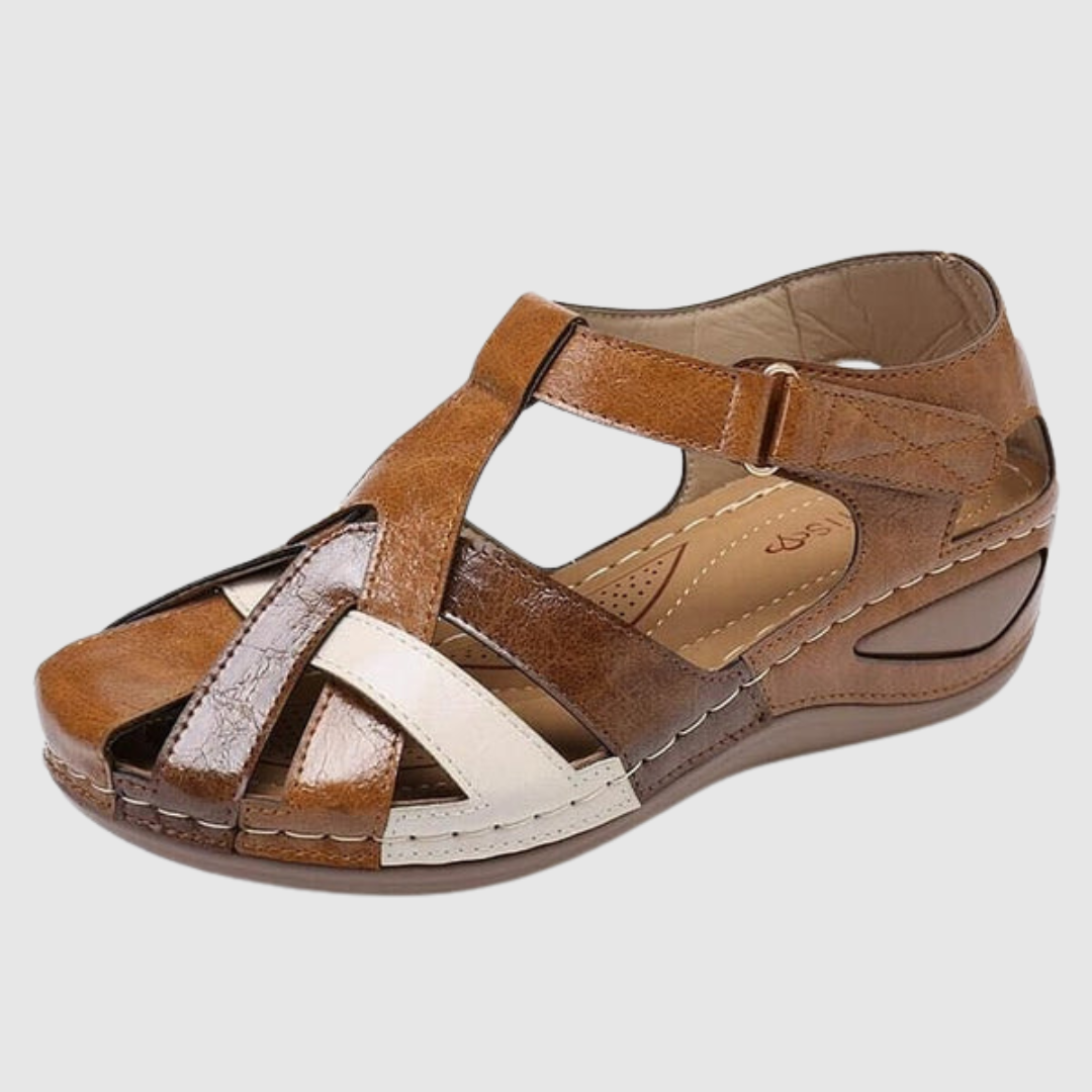 Carlotta™ | Sandales compensées en cuir premium