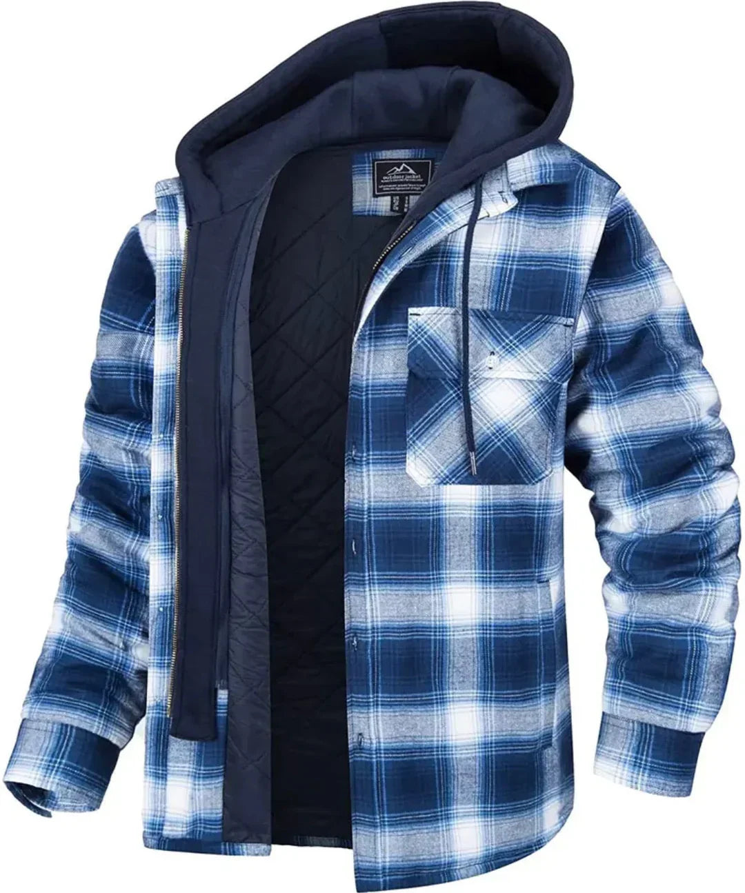 JOHN™ | Manteau à carreaux pour hommes