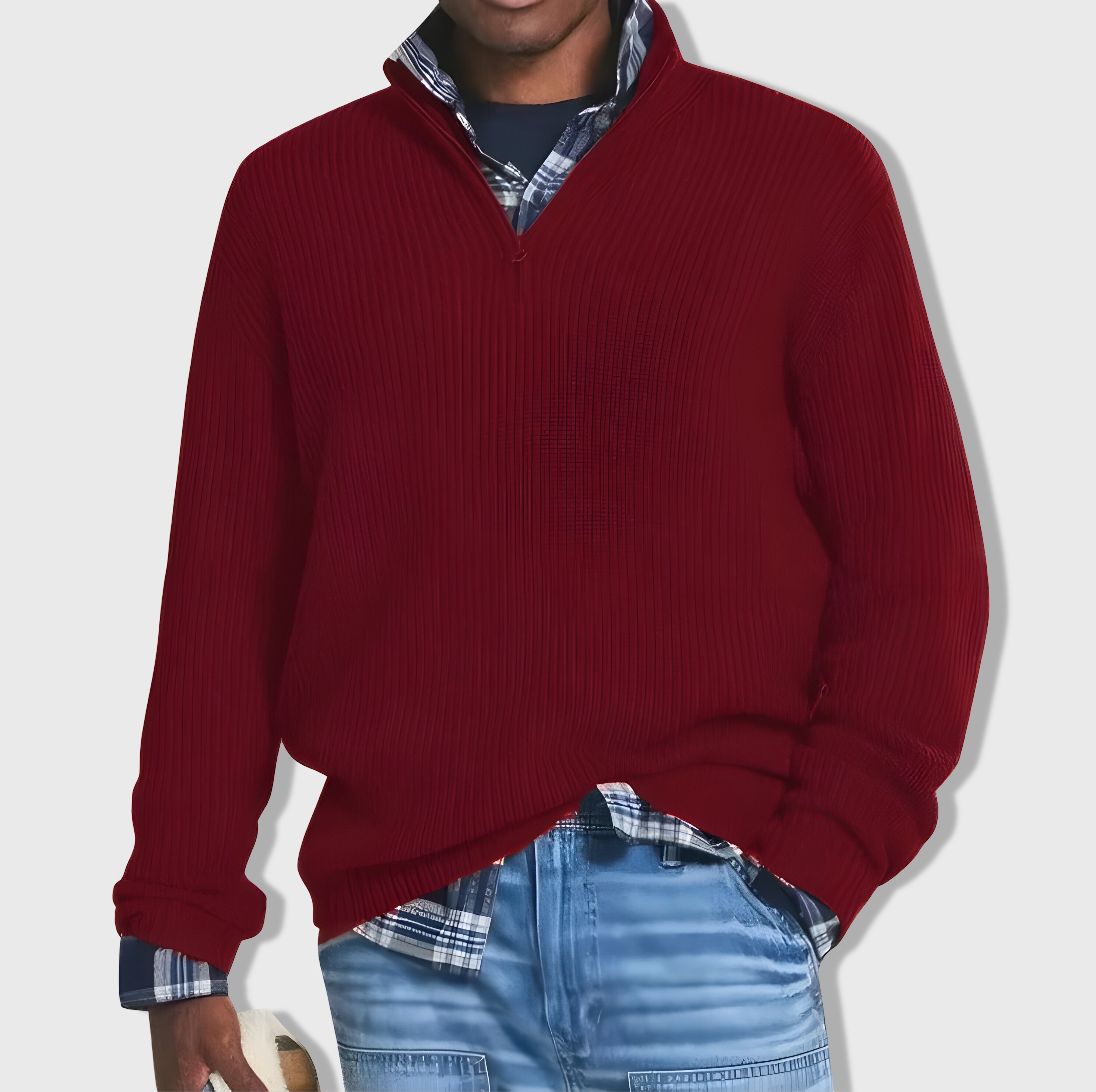 Étienne™ | Pull de Luxe Zippé
