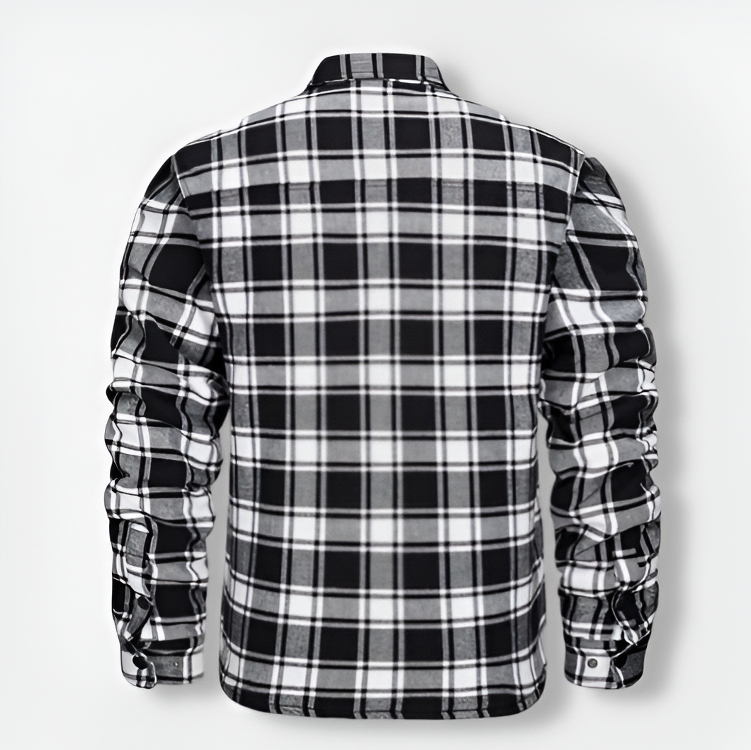 ALEX™ | Bomber à carreaux au design polyvalent