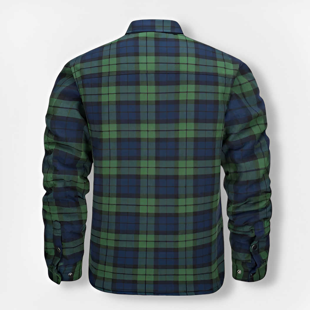 ALEX™ | Bomber à carreaux au design polyvalent