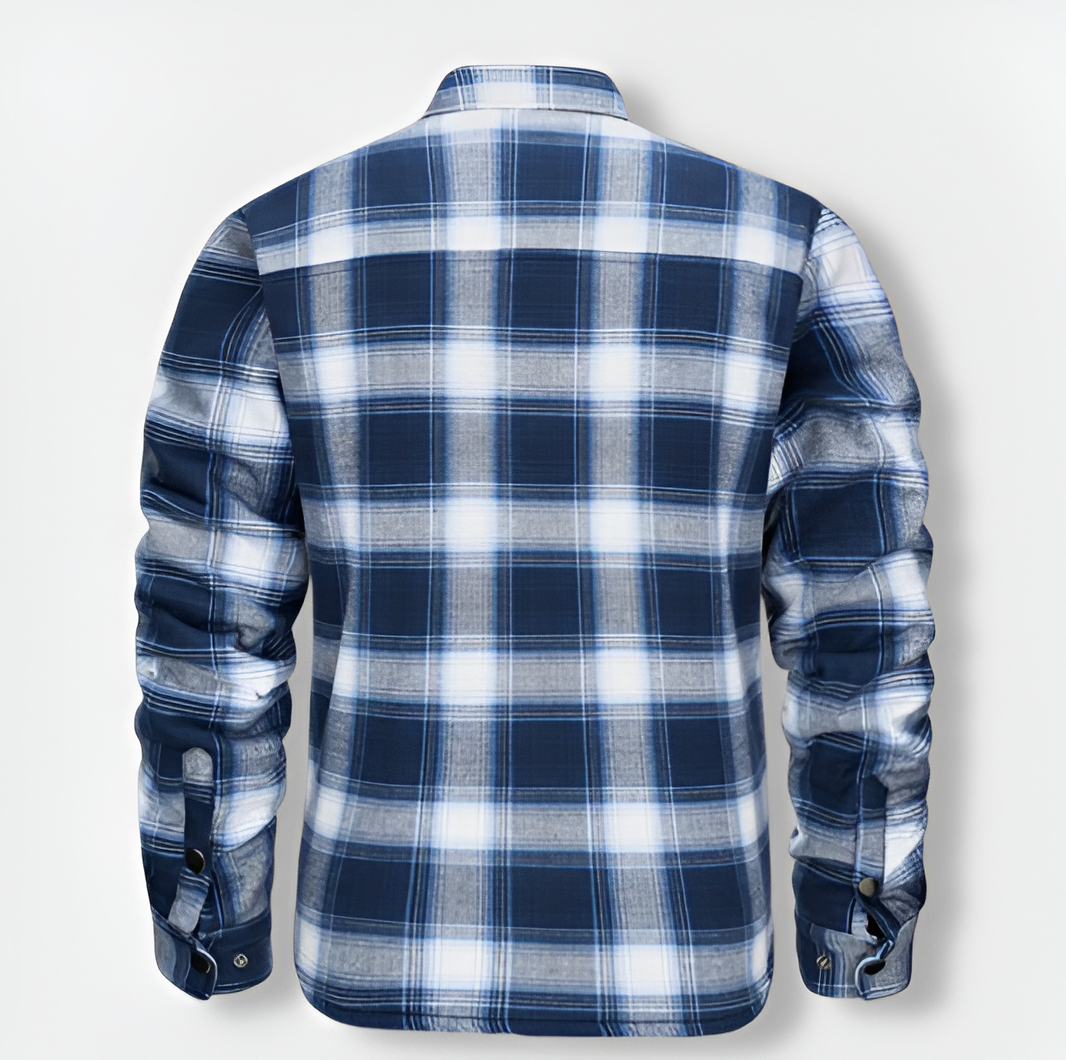 ALEX™ | Bomber à carreaux au design polyvalent