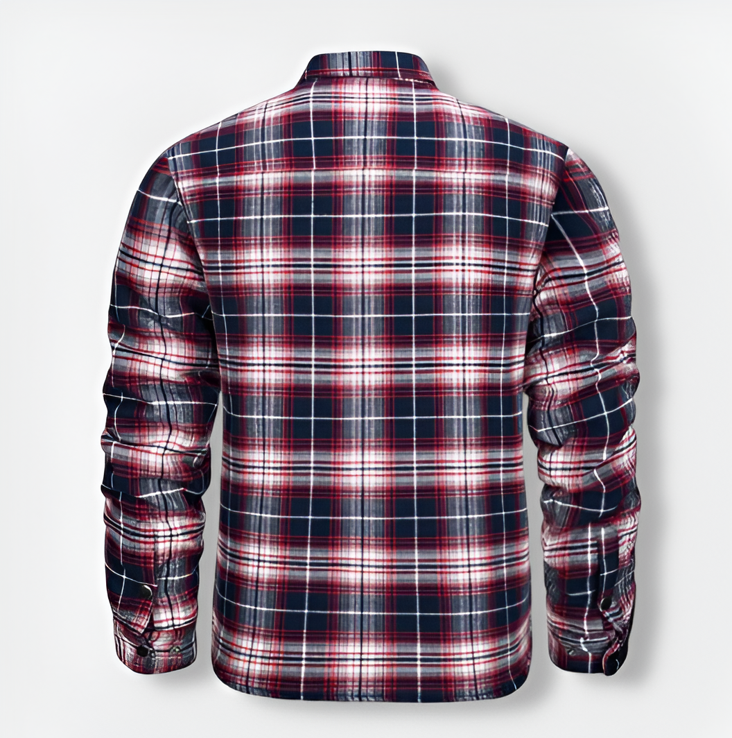 ALEX™ | Bomber à carreaux au design polyvalent