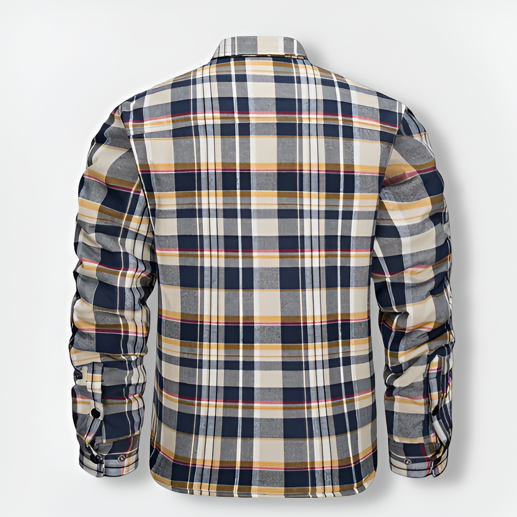 ALEX™ | Bomber à carreaux au design polyvalent