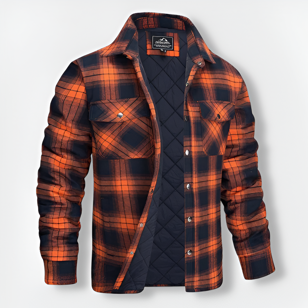 ALEX™ | Bomber à carreaux au design polyvalent