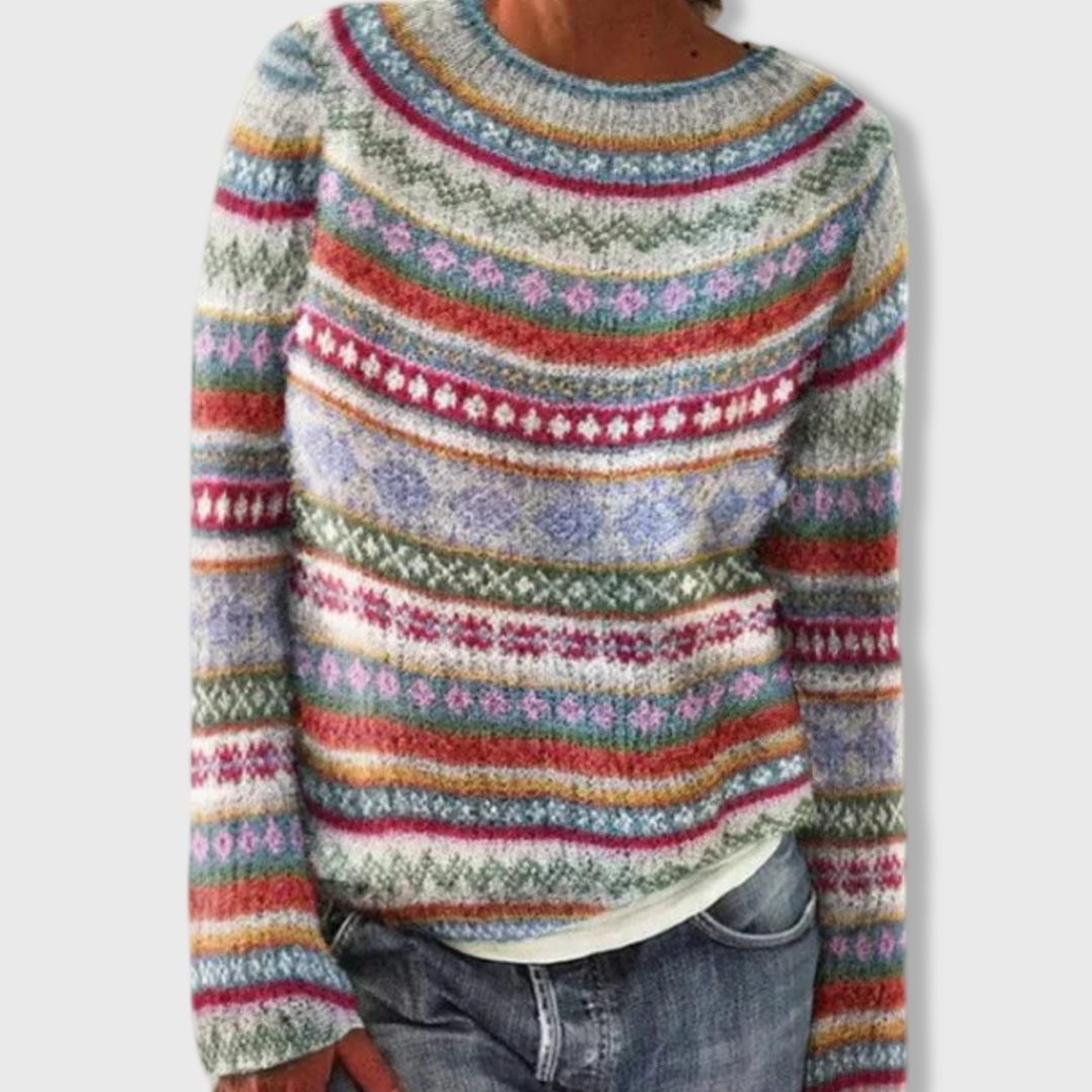 Caroline™ | Pull Rétro de Luxe