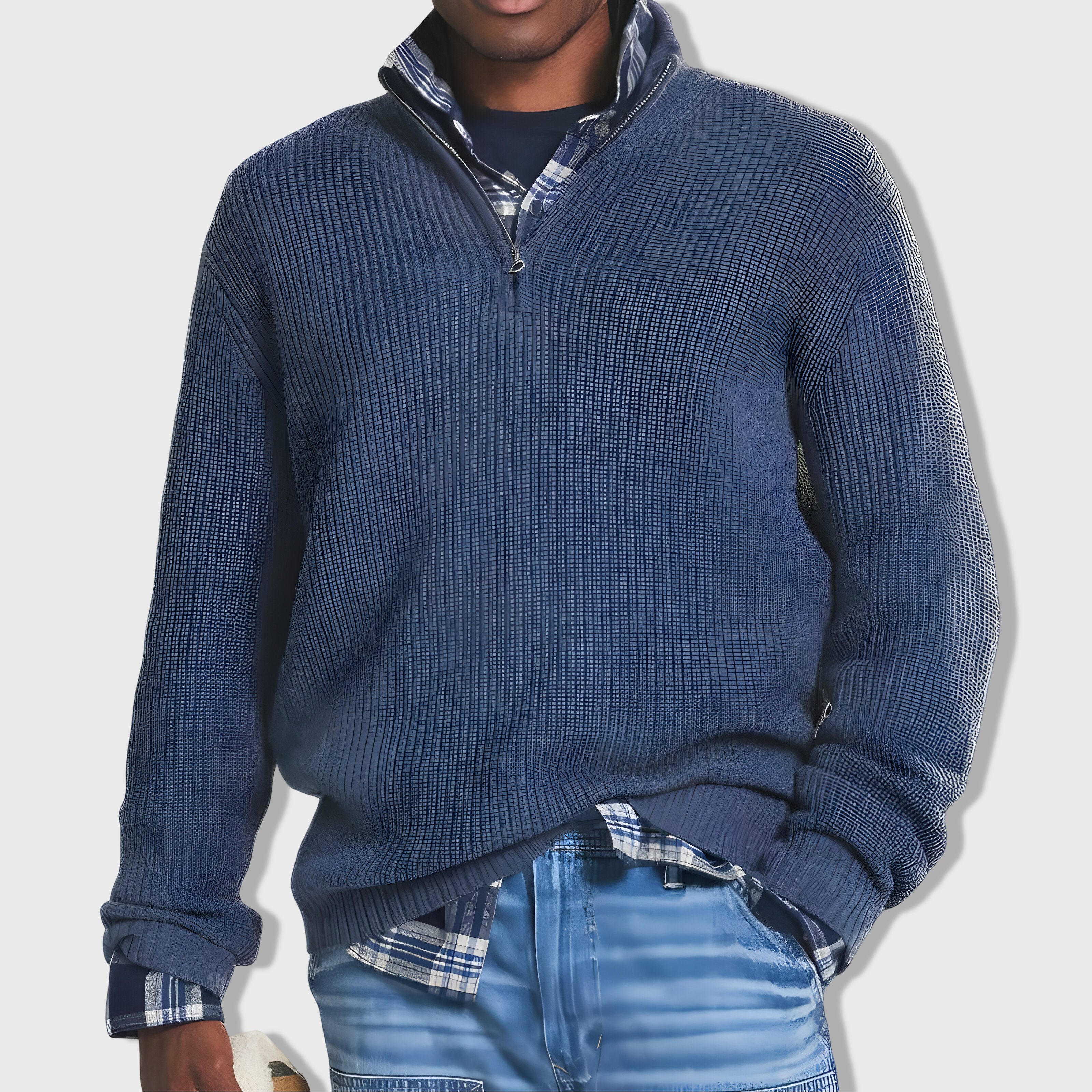 Étienne™ | Pull de Luxe Zippé