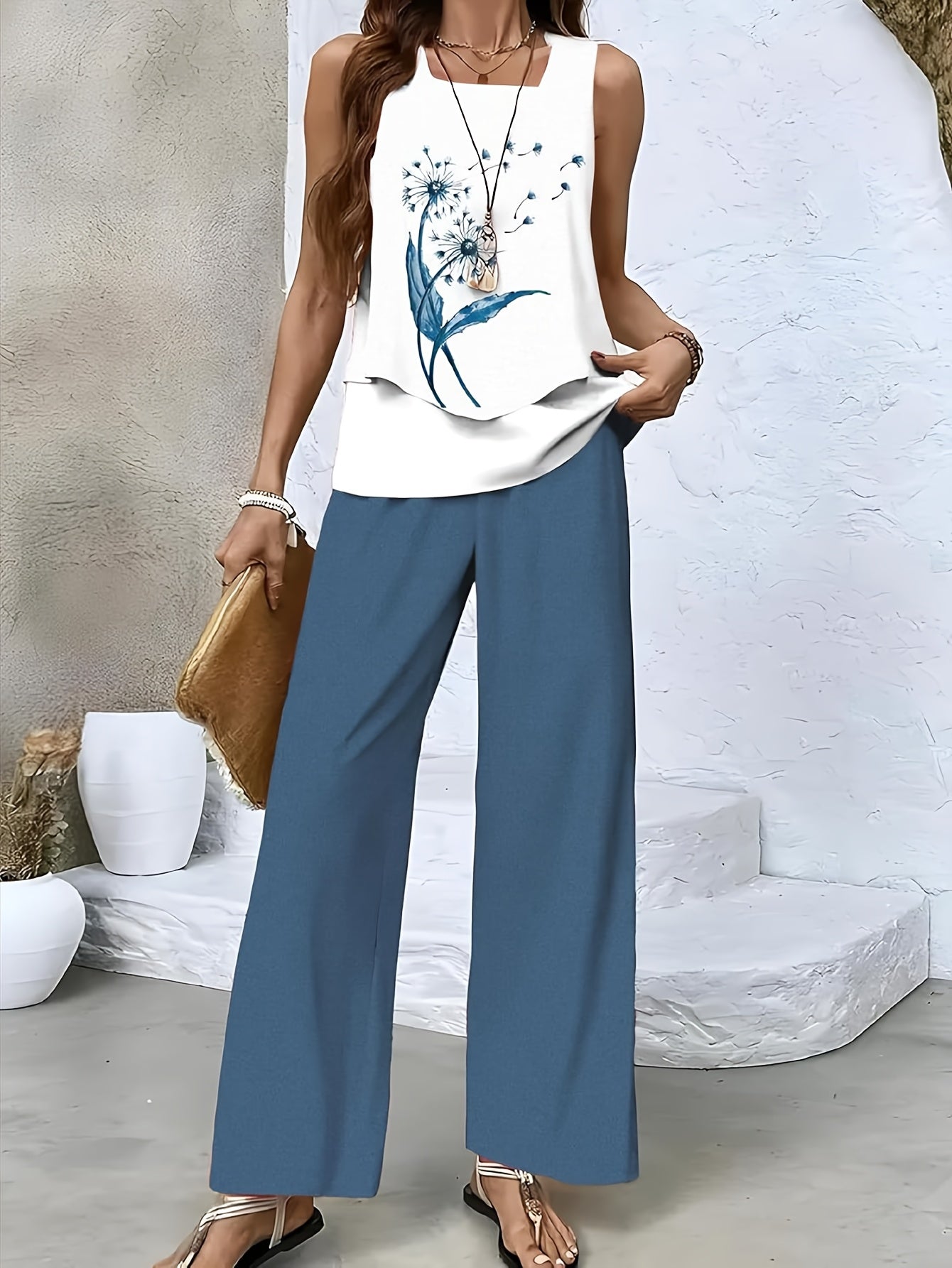 Ava™ | Ensemble Casual à Imprimés – Parfait pour Printemps & Été