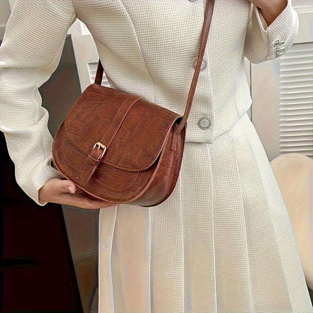 Evelyn™ | Sac bandoulière classique en forme de selle