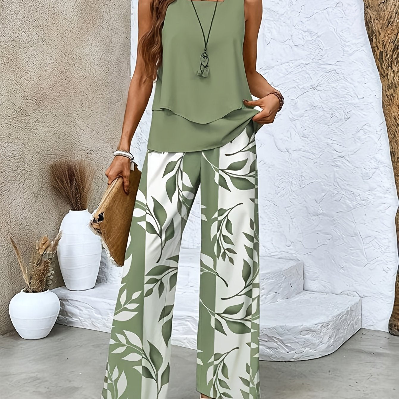 Ava™ | Ensemble Casual à Imprimés – Parfait pour Printemps & Été