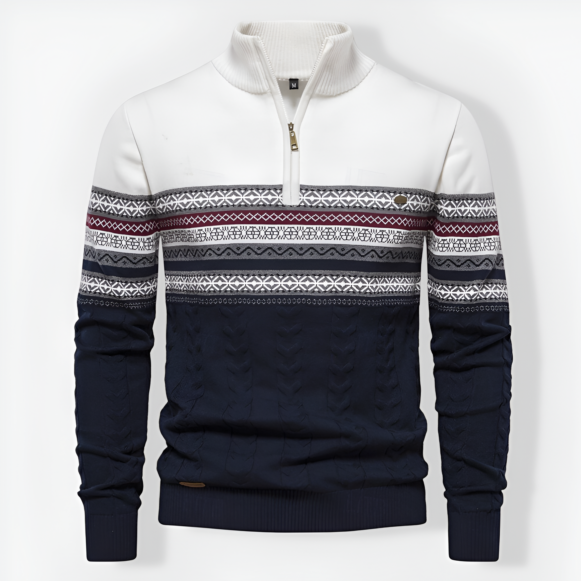 Florian™ | Pull en maille à demi-zipper