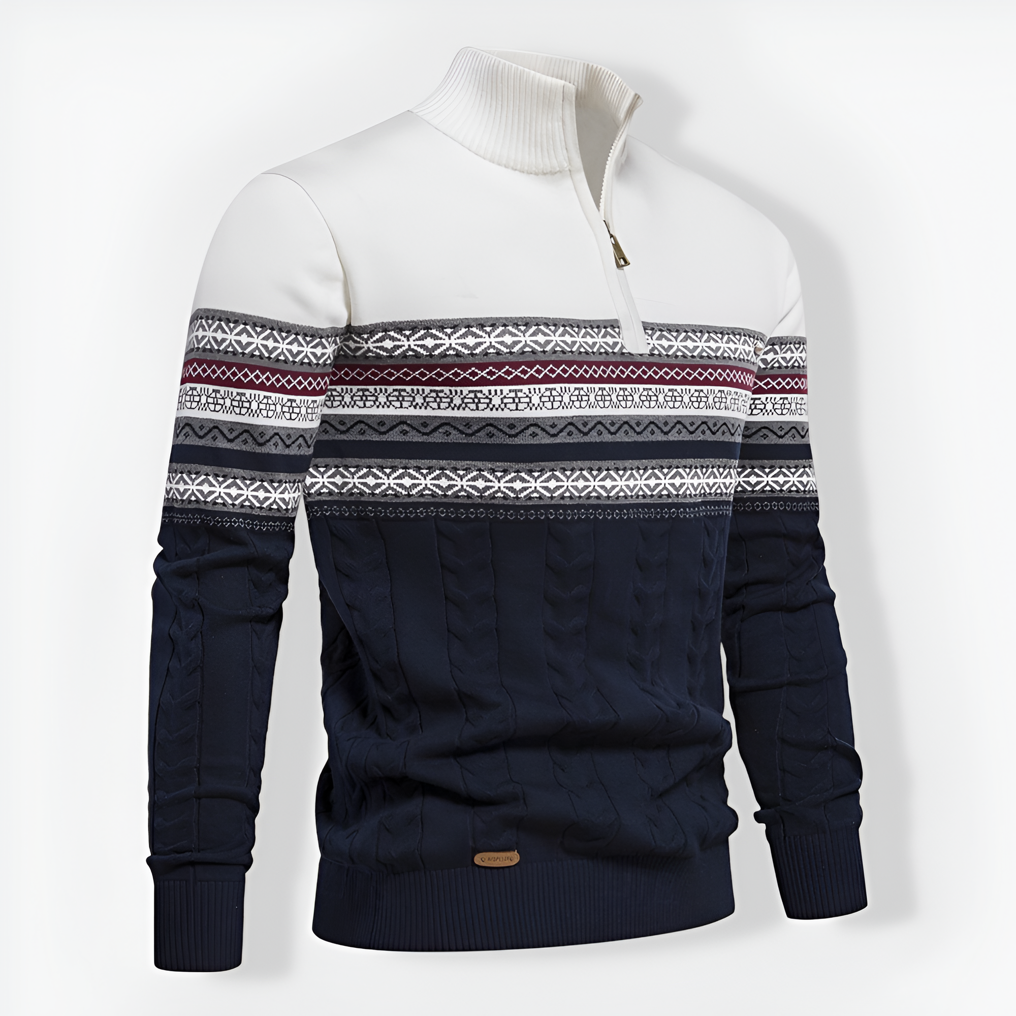 Florian™ | Pull en maille à demi-zipper